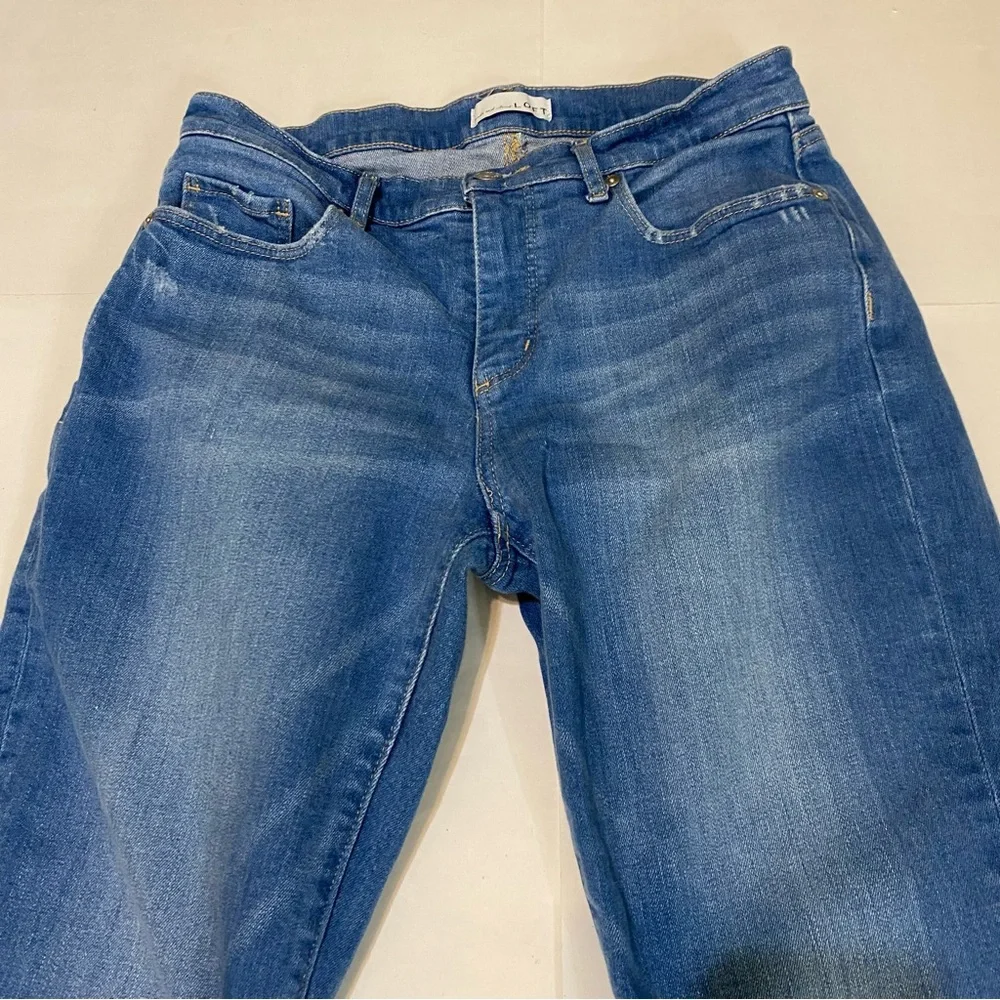 LOFT Straight Leg  Blue Jeans